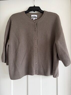 And other stories short sleeve oversized cardigan sweater
